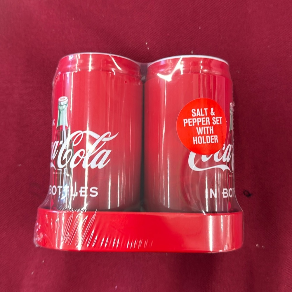 Coca Cola salt and pepper shakers